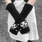 Harajuku Style Skull Arm Warmers